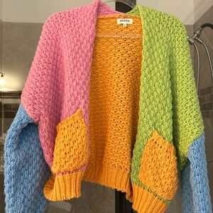 Cute colorful cardigan size S/M
